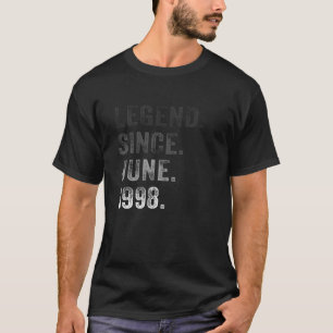 Camiseta Lenda Desde Junho De 1998 Tee 23Rd Relatório De Pr