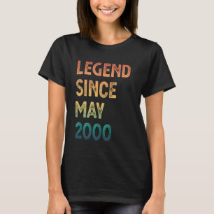 Camiseta Lenda Desde Maio de 2000 Aniversário de 25 anos Ho