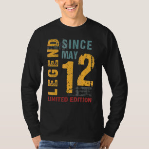 Camiseta Lenda Desde Maio De 2012 Por 10 Anos 10 Anos