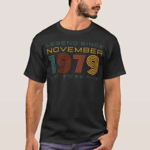 Camiseta Lenda Desde Novembro De 1979, Edição Limitada Masc