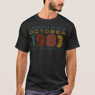 Camiseta Lenda Desde Outubro de 1983, Edição Limitada Mascu
