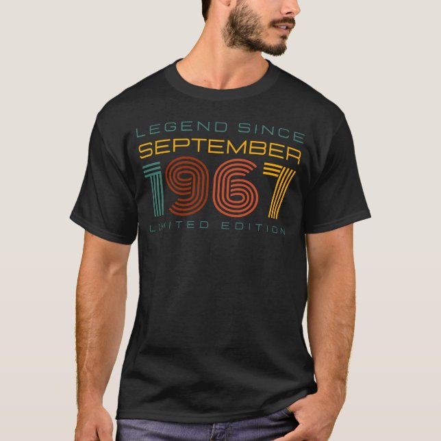 Camiseta Lenda Desde Setembro de 1967, Edição Limitada (Frente)