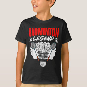 Camiseta Lenda do Badminton Esporte de Peteca Hobby Badmint
