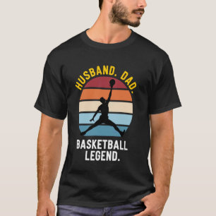 Camiseta Lenda do Basquete do Dia dos Pais Arte