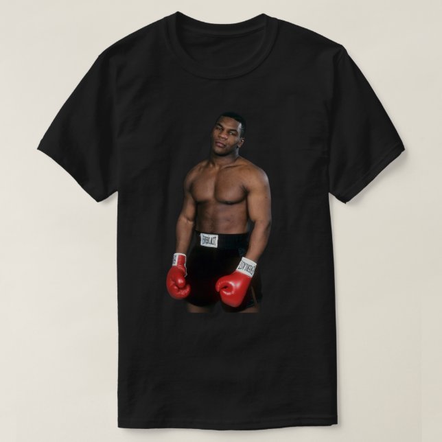 Camiseta Lenda do Boxe Iron Mike (Frente do Design)