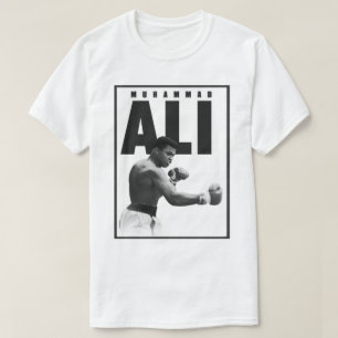 Camiseta Lenda do Boxe Preto e Branco