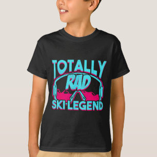 Camiseta Lenda do esqui radical retro vintage traje de esqu