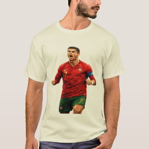 Camiseta Lenda do Futebol Português Cristiano Ronaldo Gráfi
