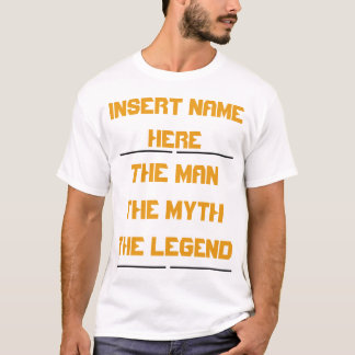 Camiseta Lenda do Mito do Homem-Camisa dos Homens