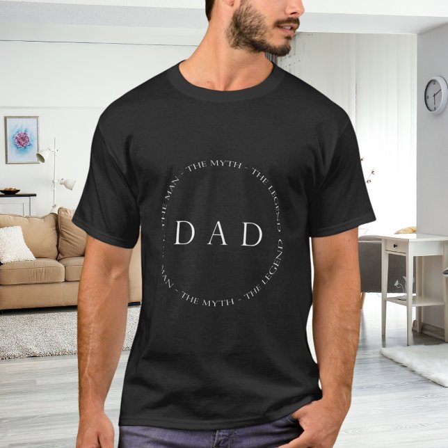 Camiseta lenda do mito do pai (Criador carregado)