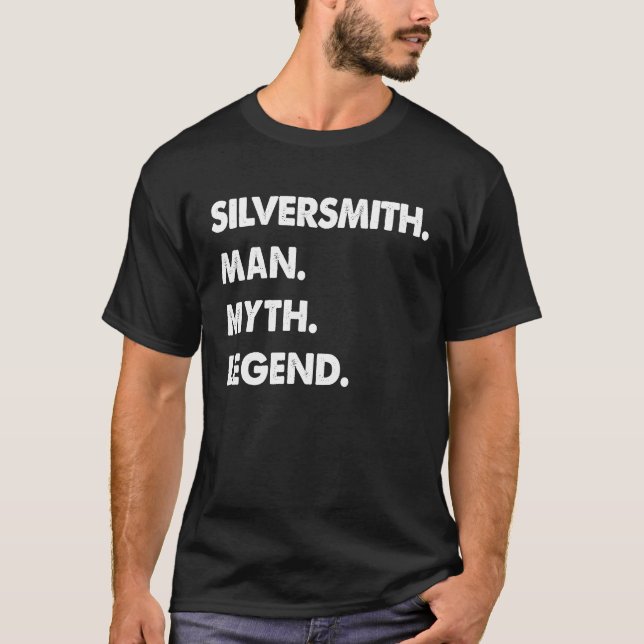 Camiseta Lenda do Mito do Silversmith Man (Frente)