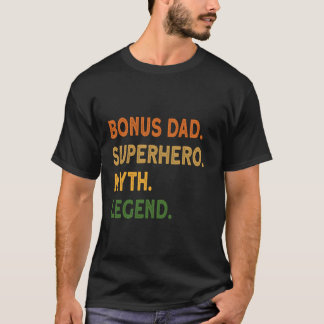 Camiseta Lenda do mito do super-herói do pai de Bônus