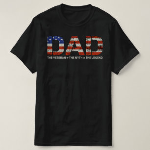 Camiseta lenda do mito veterano do pai
