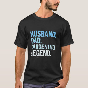 Camiseta Lenda do Pai de Jardinagem Masculina Marido Pai de