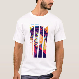 Camiseta Lenda do Rock Mick Jagger - Vocalista dos Rolling 