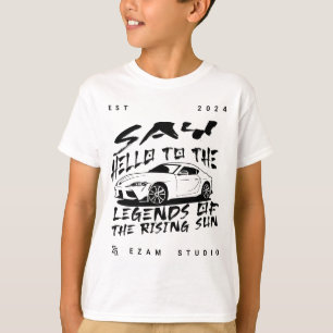 Camiseta Lenda do Sol Ascensão - Design Artístico Negrito