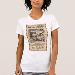 Camiseta Lenda dos Céus. Celebre Amelia Earhart