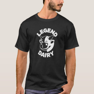 Camiseta Lenda Fazendeiro de Leite Piada Vaca