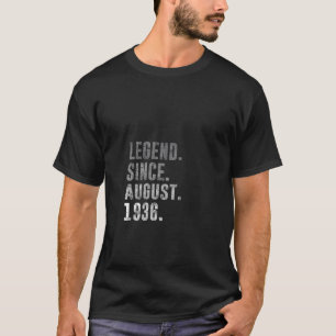 Camiseta Lenda feminina desde agosto de 1936 89º aniversári