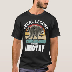 Camiseta Lenda Feral Jimothy Retro Vintage Engraçado Guaxin