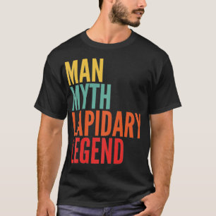 Camiseta Lenda Lapidária Do Homem Presente Mito