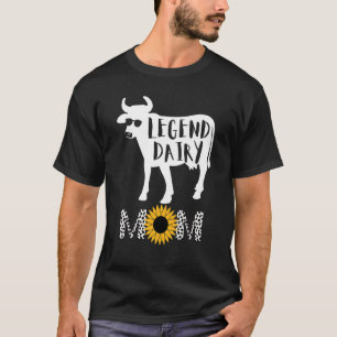 Camiseta Lenda Leiteira Mãe De Vaca Padrão De Vaca Para Mul