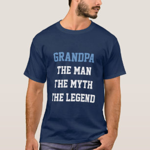 Camiseta lenda mito homem avô