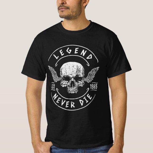 Camiseta Lenda Nunca Morre 1985 (Frente)
