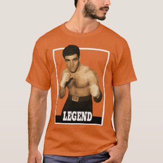 Camiseta Lenda Rocky Marciano Low Poly – Ícone do Boxe, Vin