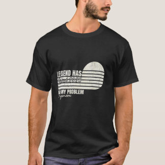 Camiseta Lenda Tem Aposentadoria 2025 Aposentado Não É Meu