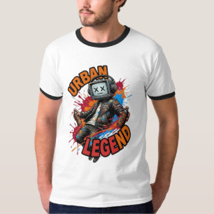 Camiseta Lenda Urbana Tela Cabeça Streetwear