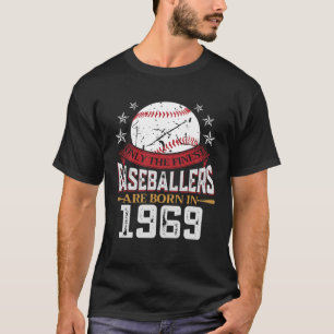 Camiseta Lenda Vintage Baseball Desde 1969 54 Anos Baseba