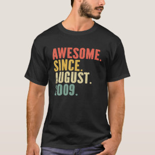 Camiseta Lenda Vintage De 13 Anos Desde Agosto De 2009 13
