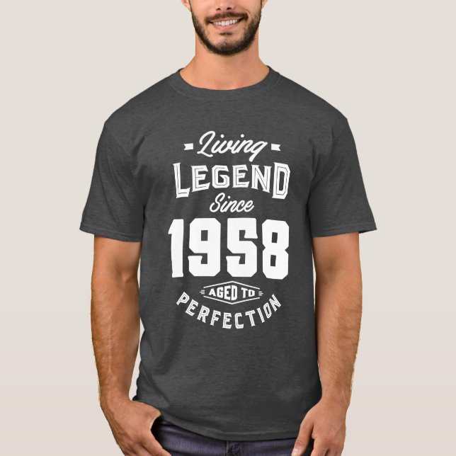 Camiseta Lenda viva 1958 (Frente)