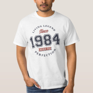 Camiseta Lenda viva 1984 Envelhecido à perfeição