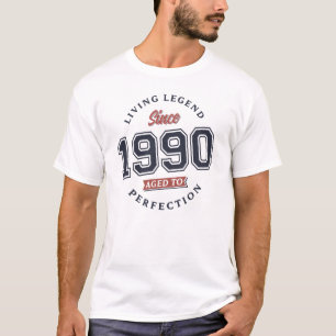 Camiseta Lenda viva 1990 Envelhecido à perfeição