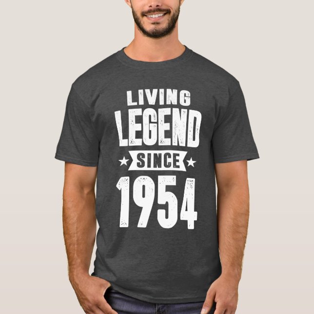 Camiseta Lenda viva desde 1954 (Frente)