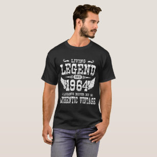 CAMISETA LENDA VIVA DESDE 1964 A LENDA NUNCA MORRE