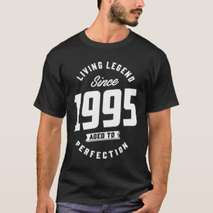 Camiseta Lenda viva desde 1995 Presente de aniversário