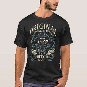 Camiseta Lenda Viva Original Desde 1959 Nascer Em 1959 63r