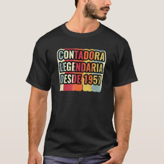 Camiseta Lendária Contadora Desde 1957   Contador