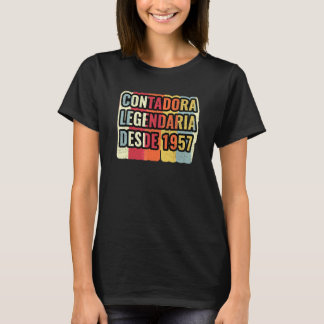 Camiseta Lendária Contadora Desde 1957   Contador