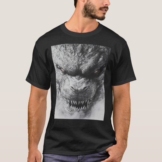 Camiseta Lendário do Japonês, preto e branco (Frente)