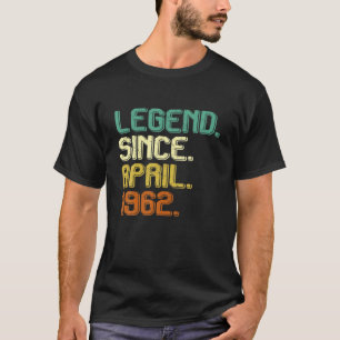 Camiseta Lendas Abril De 1955 Presente 67 Anos De Idade 67