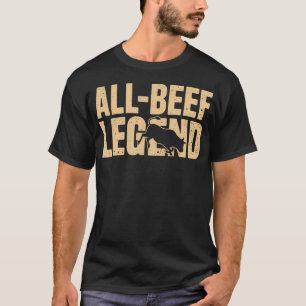 Camiseta Lendas de Carne Bovina Comedores de Carne Alimento