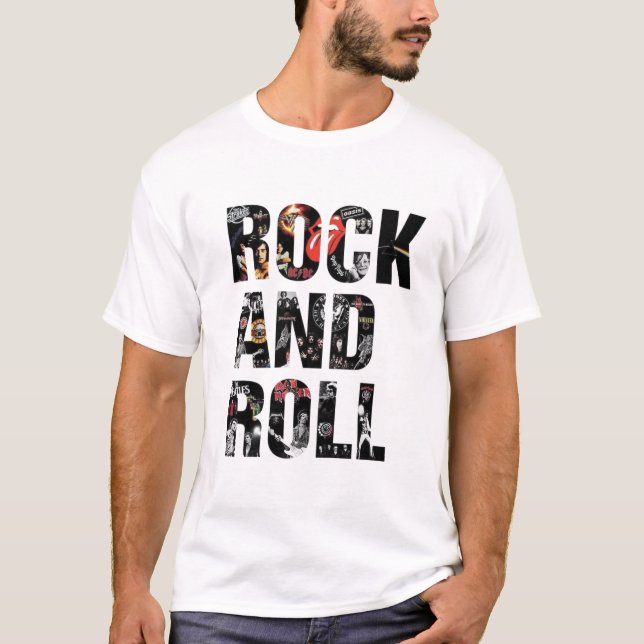Camiseta Lendas do Rock & Roll (Frente)
