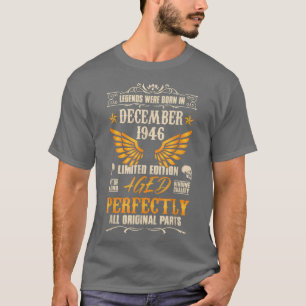 Camiseta Lendas foram Nasceres em dezembro de 1946 - Rock B