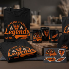 Camiseta Lendas fortes de Cheyenne em alta Design
