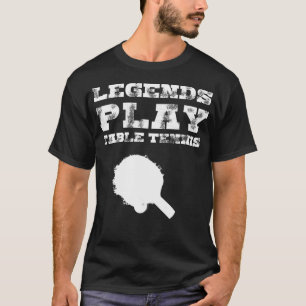 Camiseta Lendas Jogam Tênis de Mesa