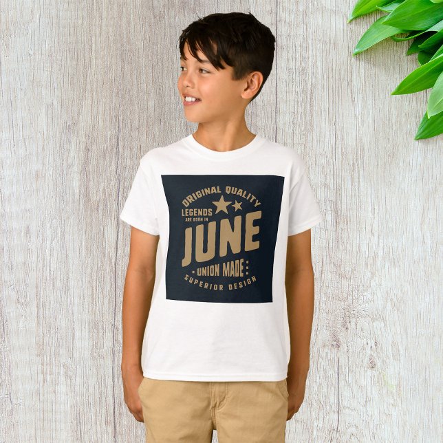 Camiseta Lendas Nascem em Junho Qualidade Original (Criador carregado)